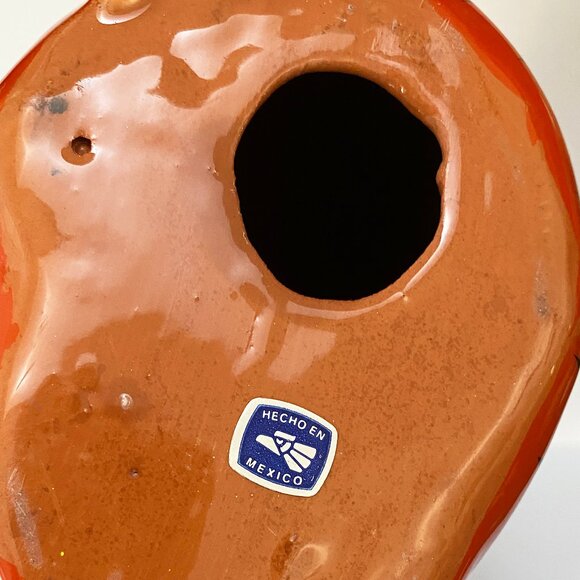 Mexican Hand Painted Folk Art Cat - Picture 8 of 8